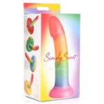 Curve Toys 6.5-inch Phallic Rainbow Dildo