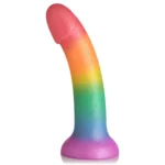 Curve Toys 6.5-inch Phallic Rainbow Dildo