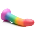 Curve Toys 6.5-inch Phallic Rainbow Dildo