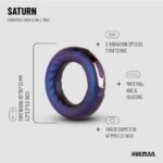 Hueman Saturn Vibrating Cock & Ball Ring