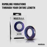 Hueman Saturn Vibrating Cock & Ball Ring - Rumbling Vibration Through Your Entire Penis