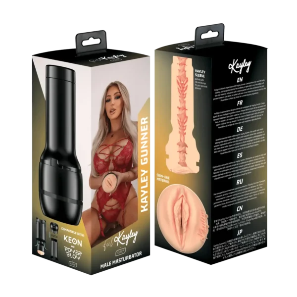 Kiiroo Interactive Sex Toys FeelStars Collection - Kayley Gunner - Male Masturbator
