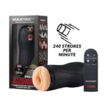 MAXTASY Stroke Master Realistic Nude Hands-Free RemoteControl Masturbator