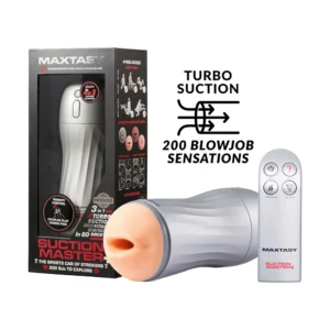 MAXTASY Suction Master Realistic Nude Hands-Free RemoteControl Masturbator