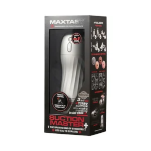 MAXTASY Suction Master Standard Clear Sleeve Hands-Free Remote Control Masturbator