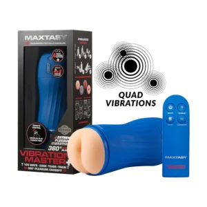 MAXTASY Vibration Master Realistic Nude Hands Free Masturbator