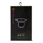 Nu Sensuelle Ultra Flex Mate Vibrating 7-function Bullet Vibe Cock Ring - Black