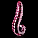 Pipedream ICICLES No. 24 Curved Glass Dildo - Pink