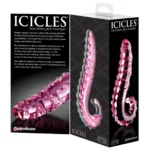 Pipedream ICICLES No. 24 Curved Glass Dildo - Pink