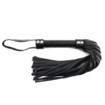 Rouge Short Leather Flogger - Black