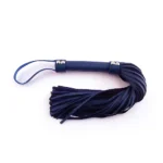 Rouge Short Leather Flogger - Blue