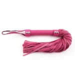 Rouge Short Leather Flogger - Pink