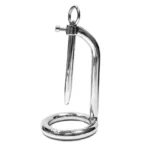 Rouge Group Stainless Steel Chastity Ring Urethral Probe