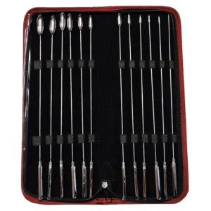 Rouge Stainless Steel Rosebud 12-piece Urethral Set