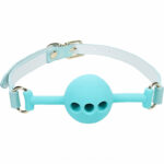 Shots Ouch! Paris Collection Silicone Ball Gag - Teal