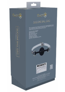 Shots Ouch! Paris Collection Silicone Ball Gag - Black