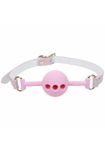 Shots Ouch! Paris Collection Silicone Ball Gag - Pink