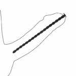 Shots Ouch! Silicone Spiral Screw Advanced Urethral Sound Set - depiction of penis insertion