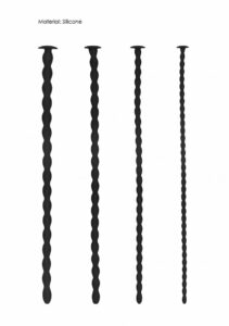 Shots Ouch! Silicone Spiral Screw Advanced Urethral Sound Set