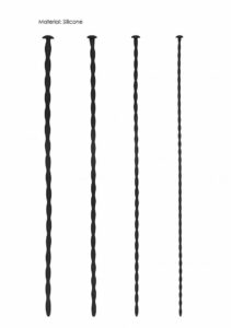 Shots Ouch! Silicone Spiral Screw Beginner Urethral Sound Set