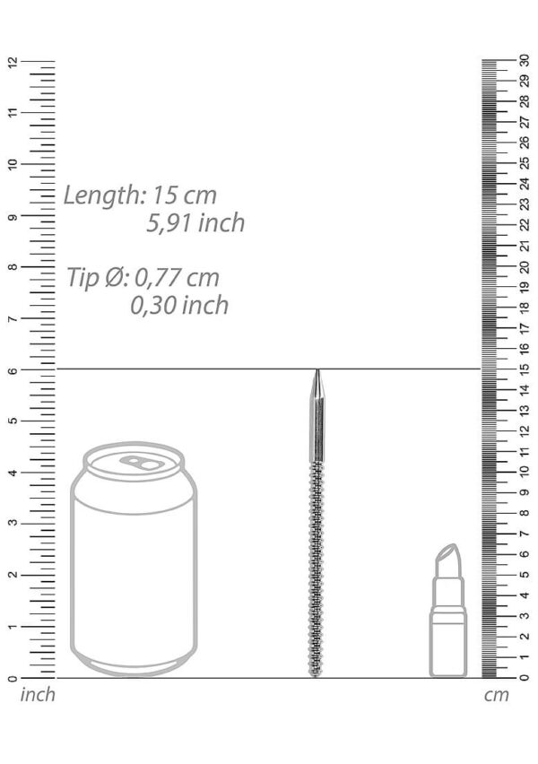 Shots Ouch! Urethral Sounding Ribbed Dilator