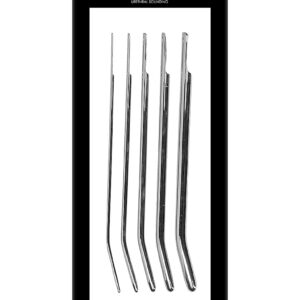 Shots Ouch! Urethral Sounding Stainless Steel Dilator Set