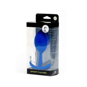 Sport Fucker Large Thunder Plug Butt Plug - Blue