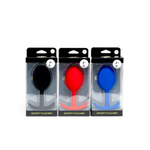 Sport Fucker Large Thunder Plug Butt Plug - Group - Black, Red, Blue