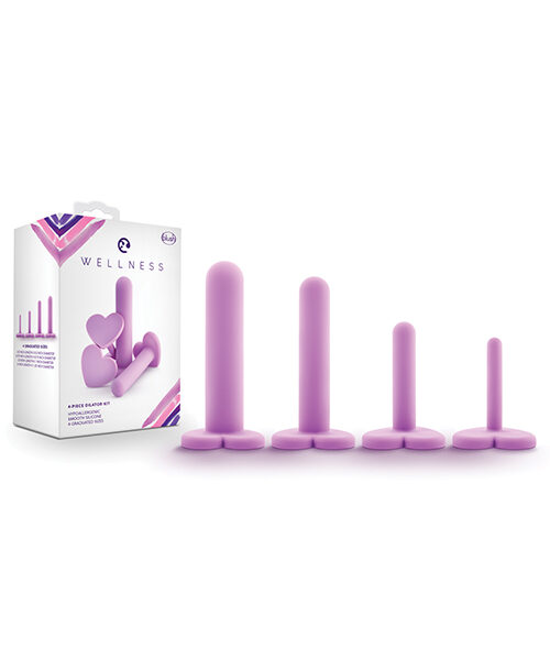 Blush Wellness Dilator Kit - Purple Blush Wellness 4pc Progressive Vaginal Dilator Kit