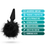 Blush Novelties Anal Adventures Platinum 5-inches Rabbit Tail Butt Plug