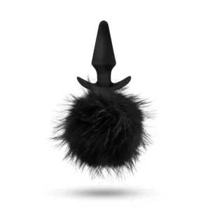 Blush Novelties Anal Adventures Platinum 5-inches Rabbit Tail Butt Plug