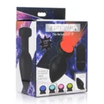 Booty Sparks 7-Mode Vibrating Strobe Light Rechargeable Butt Plug - Large