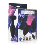 Booty Sparks 7-Mode Vibrating Strobe Light Rechargeable Butt Plug - Small