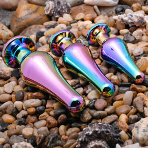 Evolved Novelties Rainbow Metal Butt Plug Set