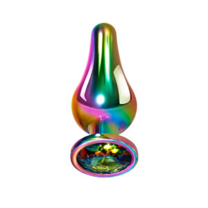 Evolved Novelties Rainbow Metal Butt Plug - Small