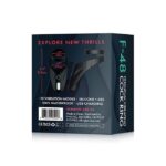 FemmeFunn FORTO F-48 Vibrating Double Cock Ring - Black