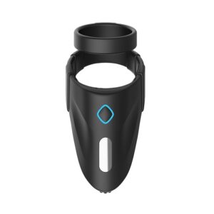 FemmeFunn FORTO F-48 Vibrating Double Cock Ring - Black