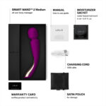 LELO Smart Wand 2 Medium External Vibrator - Deep Rose