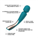 LELO Smart Wand 2 Medium External Vibrator - Ocean Blue