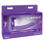 Pipedream Fantasy C-Ringz Rabbit Double Penetrator Cock Ring