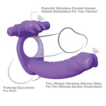 Pipedream Fantasy C-Ringz Rabbit Double Penetrator Cock Ring