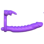 Pipedream Fantasy C-Ringz Rabbit Double Penetrator Cock Ring