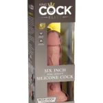 Pipedream King Cock Elite Dual Density 6-inch Realistic Dildo - Light