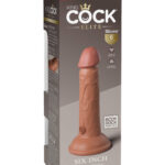 Pipedream King Cock Elite Dual Density 6-inch Realistic Dildo - Tan