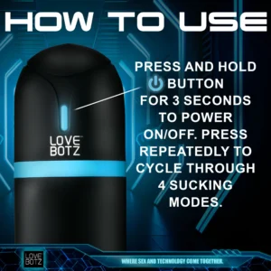 XR Brands LoveBotz The Milker Mega Pod Sucking Masturbator