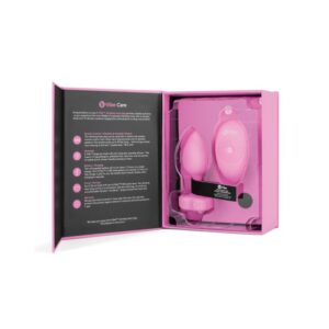 b-vibe vibrating heart butt plug pink topaz | Small/Medium