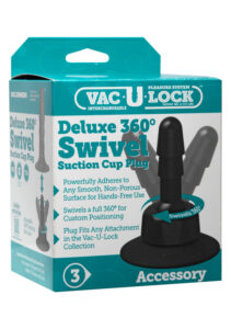 Doc Johnson Vac-U-Lock Deluxe 360 Degree Swivel Suction Cup Plug