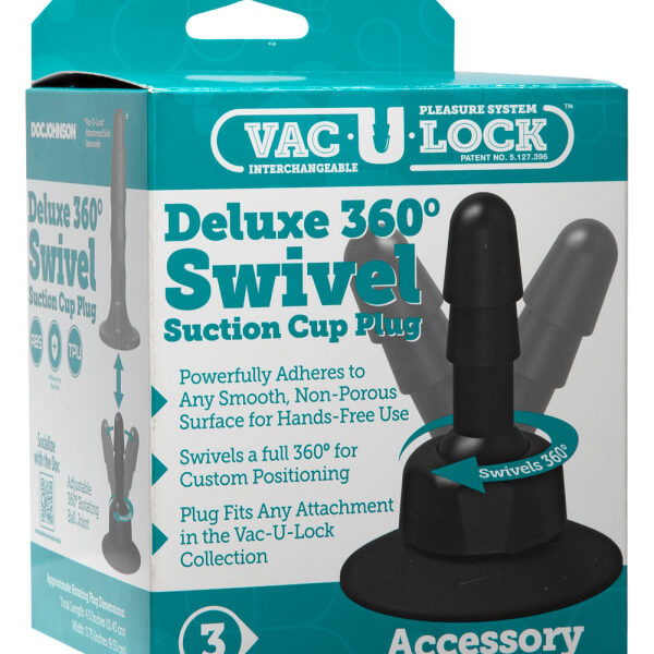 Doc Johnson Vac-U-Lock Deluxe 360 Degree Swivel Suction Cup Plug