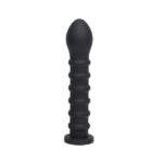 MOD Love Wand Ribbed Dildo - Black