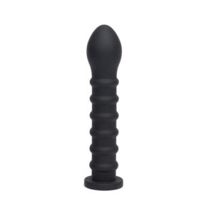 MOD Love Wand Ribbed Dildo - Black